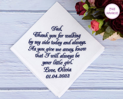 Bridal Embroidered Handkerchiefs